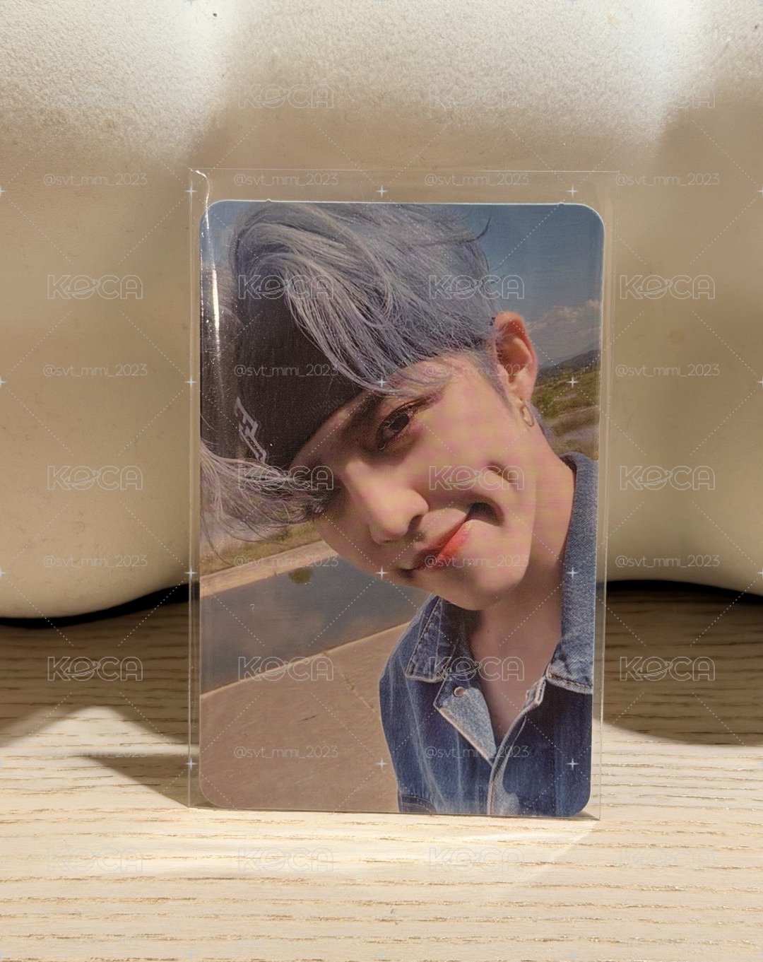 SEVENTEEN 💎MINI7 特典卡 藍髮髮帶哲