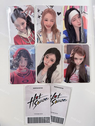 BABYMONSTER HOT SAUCE MD滿額 SET(6p)