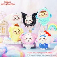 吉伊卡哇x三麗鷗 搪膠吊飾娃