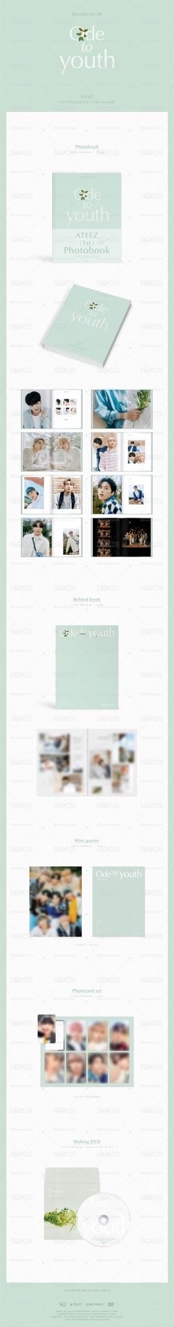 ATEEZ [Ode to Youth] 寫真書