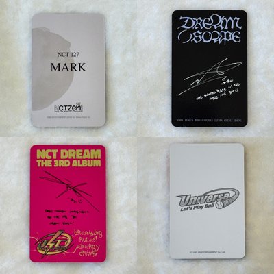 NCT DREAM 馬克 李帝努 專卡 會員禮 周邊卡