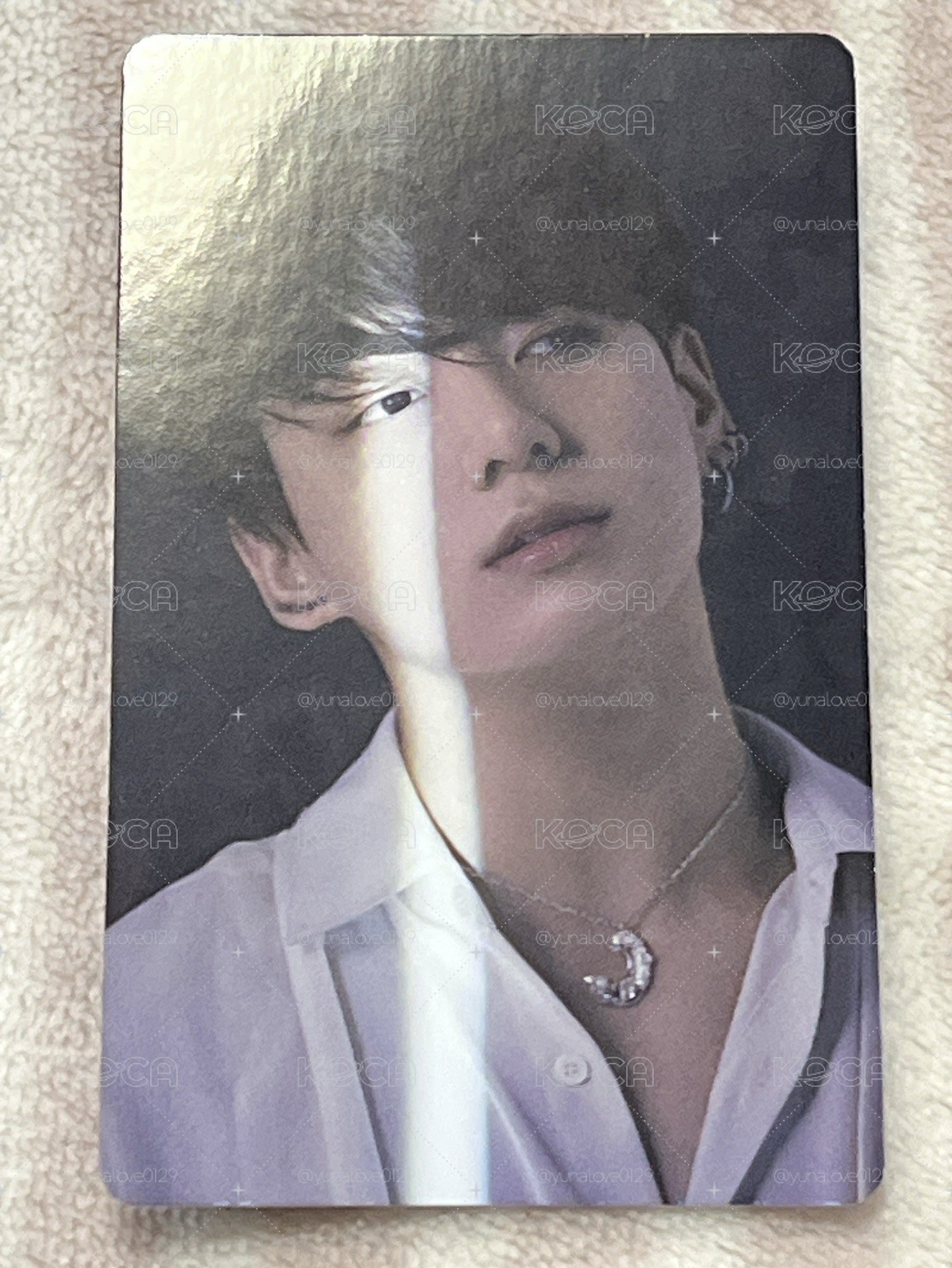 BTS 田柾國 Proof 日咖 特典卡 愛心閃卡