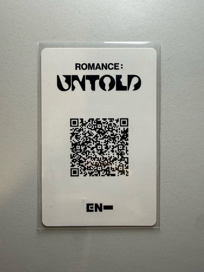 Enhypen 正規二 一直🐟 yzy6.0 沈載倫語音卡 