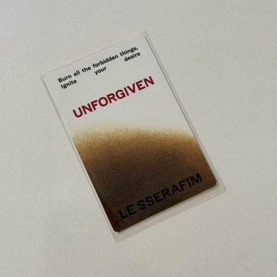 🎀UNFORGIVEN 單封 葉