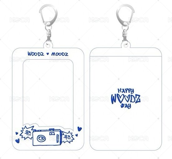 2022 HAPPY WOODZ DAY  周邊卡 MD PHOTOCARD HOLDER  背面