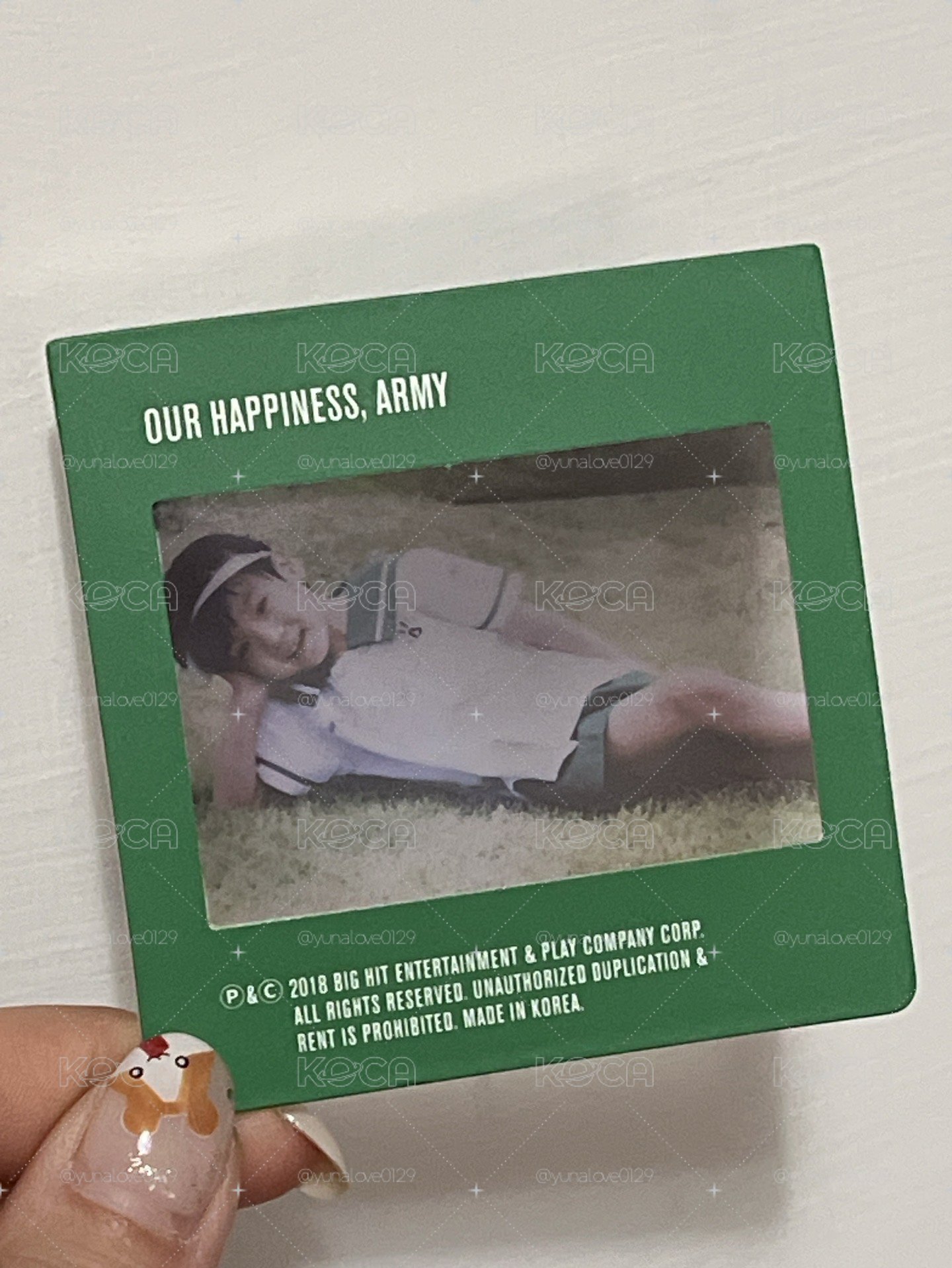 BTS 田柾國 Seaon Greeting 年曆卡 2019 寶寶卡