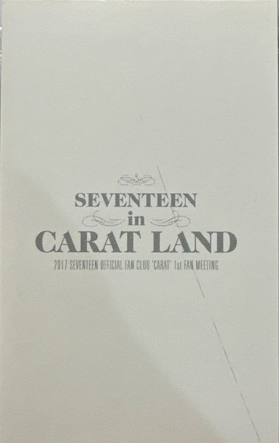 SEVENTEEN JUN THE8 文俊輝 徐明浩 2017 CARAT LAND⚠️背面大損