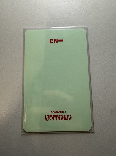 正規二 enhypen gs特典 沈載倫