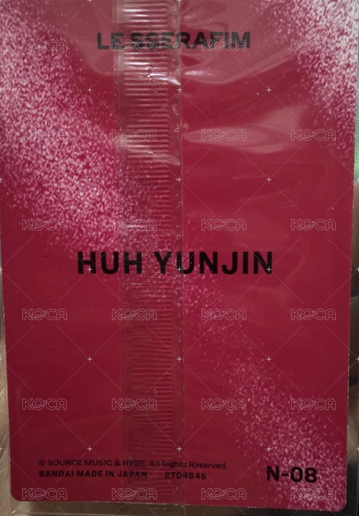 BANDAI 隨機卡 N-08 背面