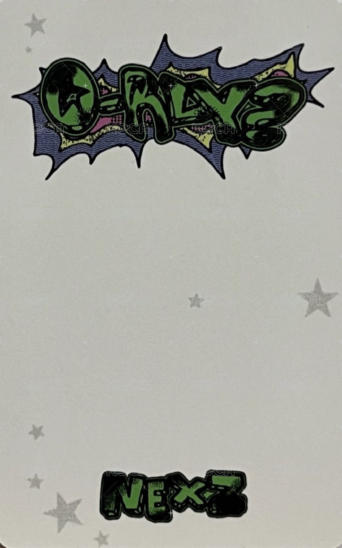 迷二 sw 線下 5.0 簽售會 簽售卡  背面