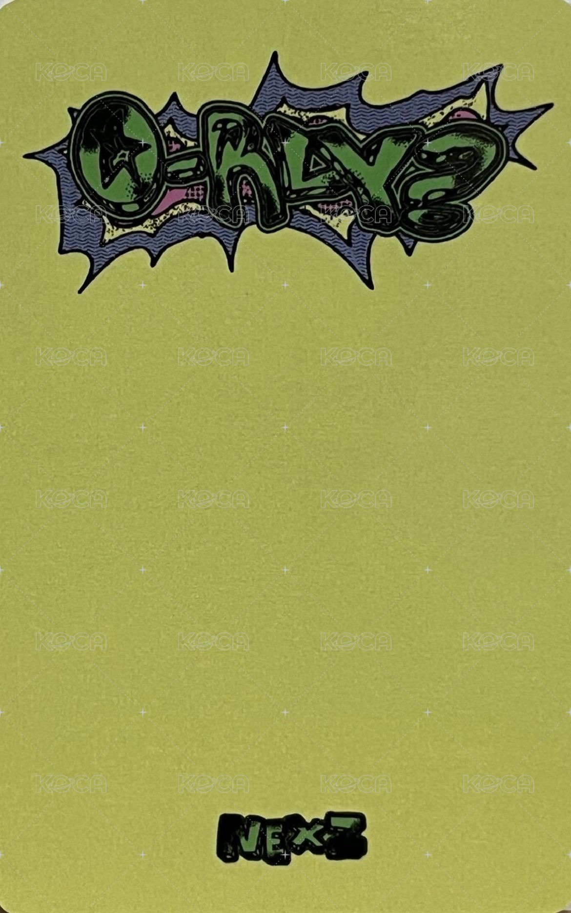 迷二 sw 線下 1.0 簽售卡  背面