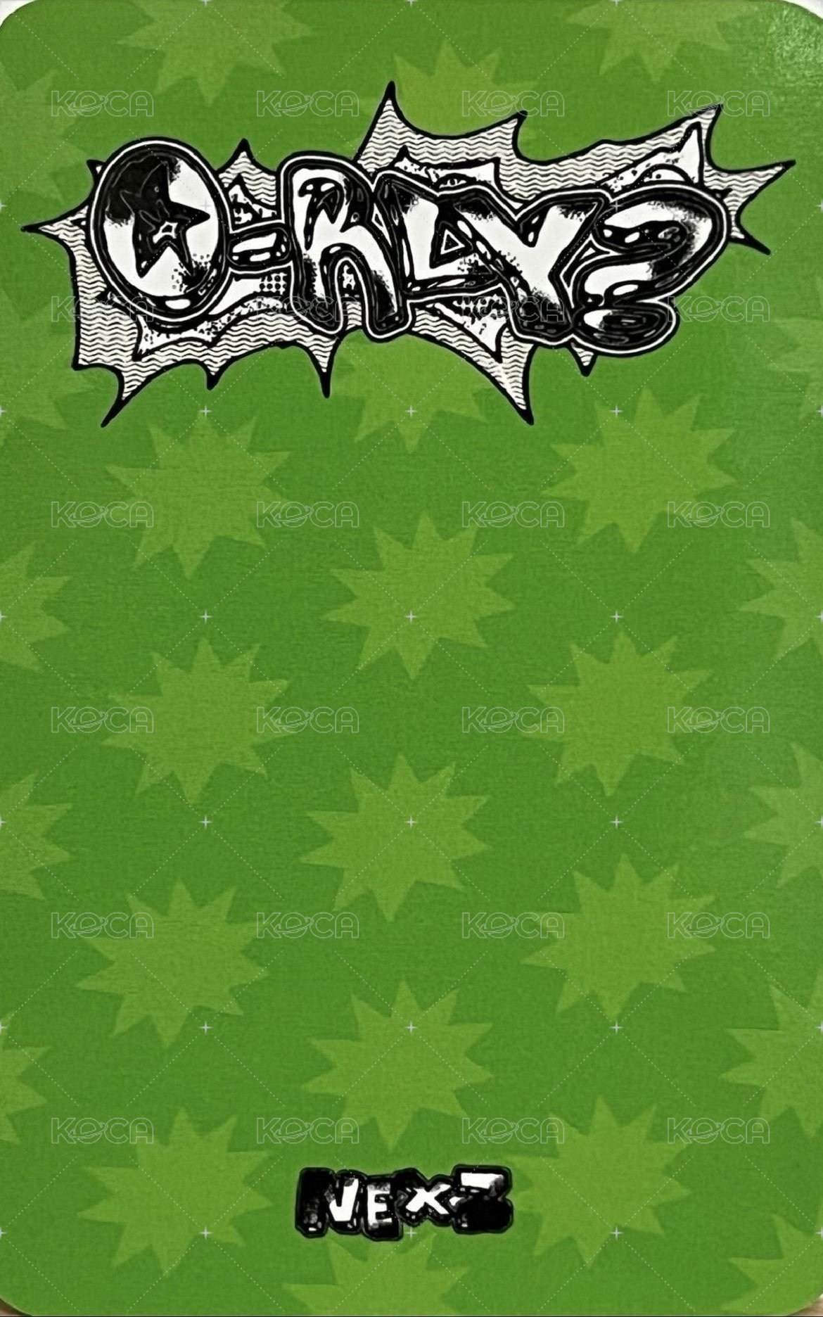 迷二 sw 線下 5.0 合照會 簽售卡  背面