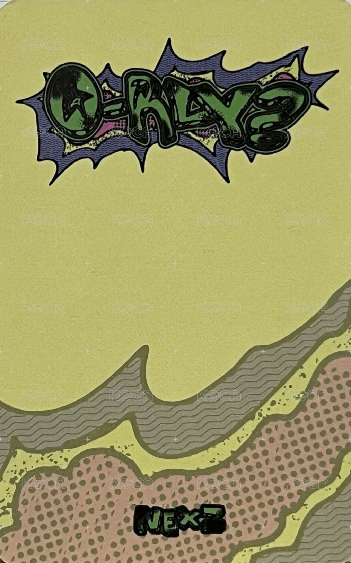 迷二 sw 線下 3.0 合照會 簽售卡  背面