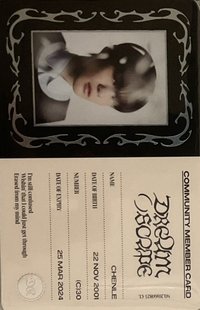 DREAM( )SCAPE 專輯卡 ID