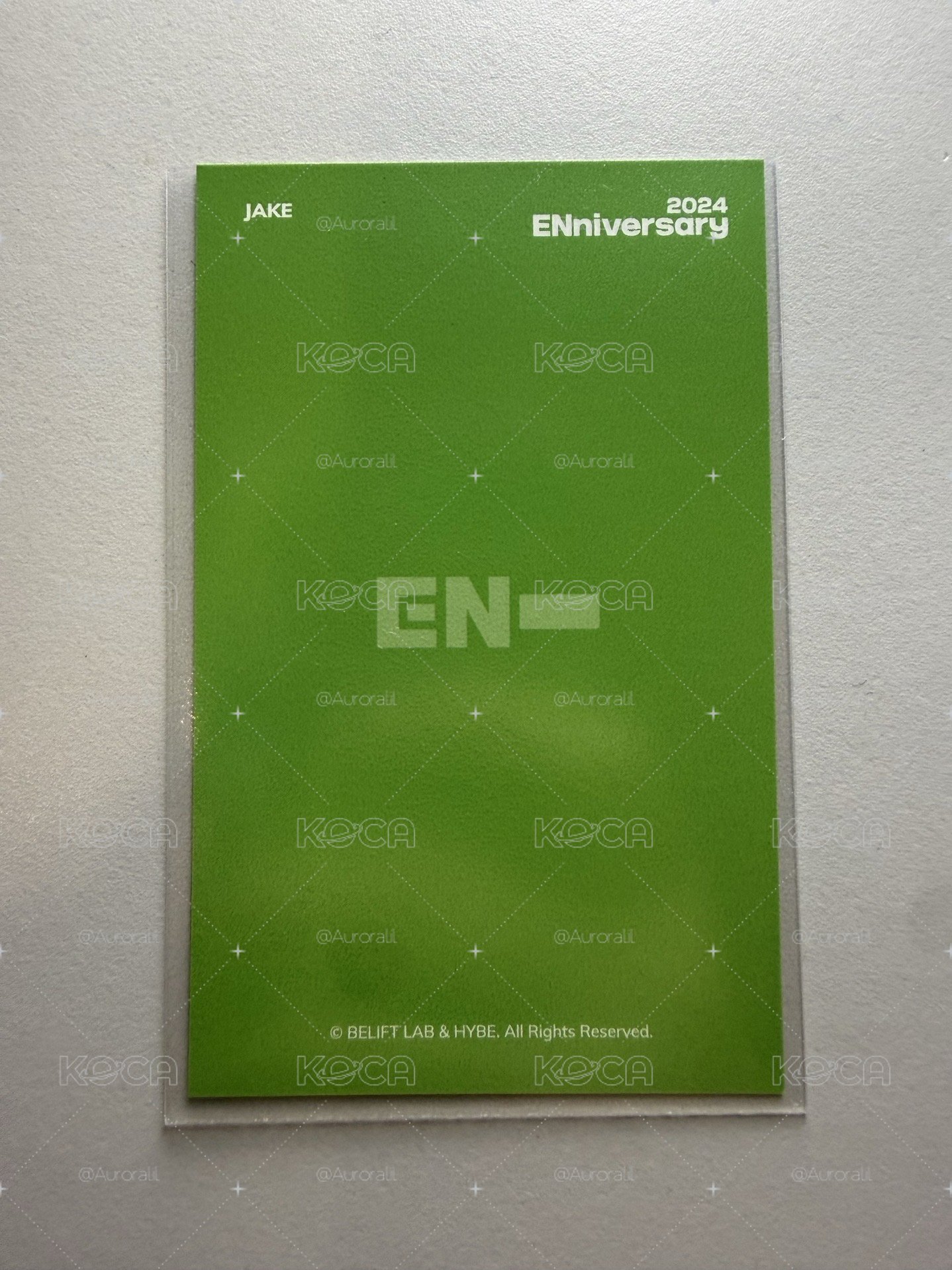 enhypen 四周年沈載倫相框小卡