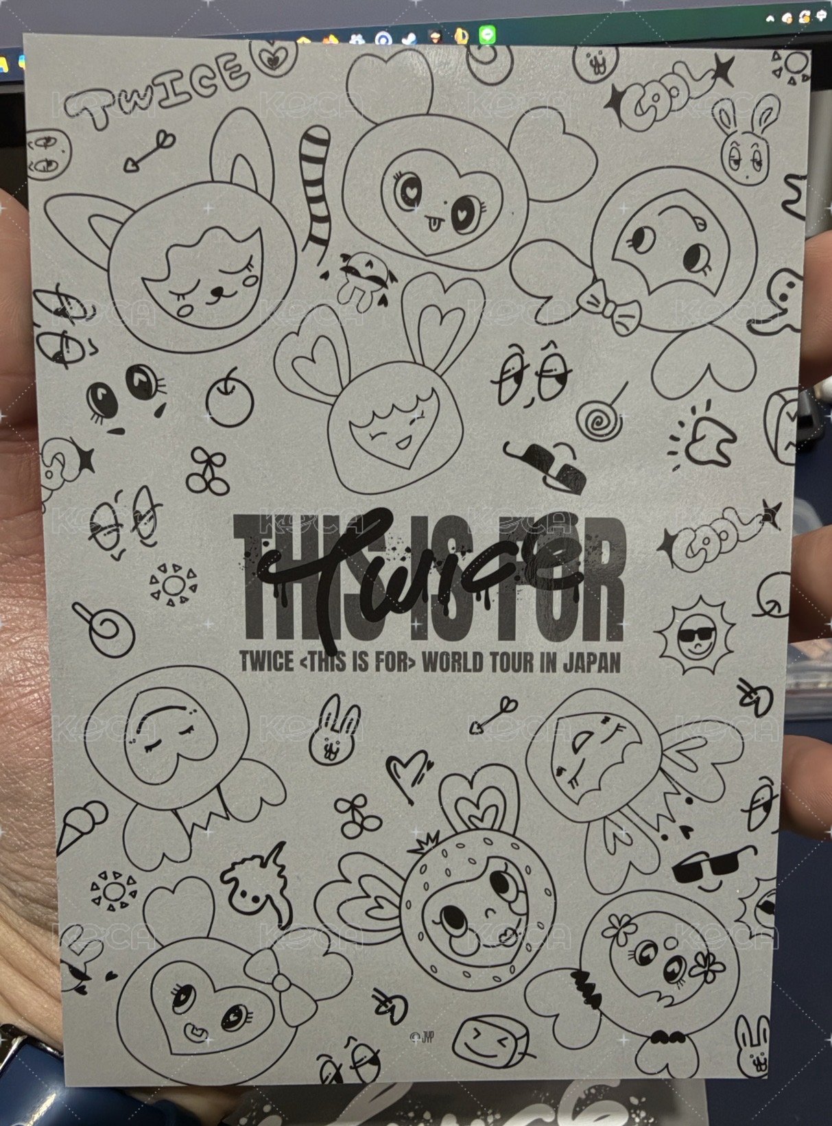 六巡 明信片 大卡 明信片 背面