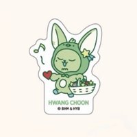 角巴兔x全家聯名 貼紙 黃春