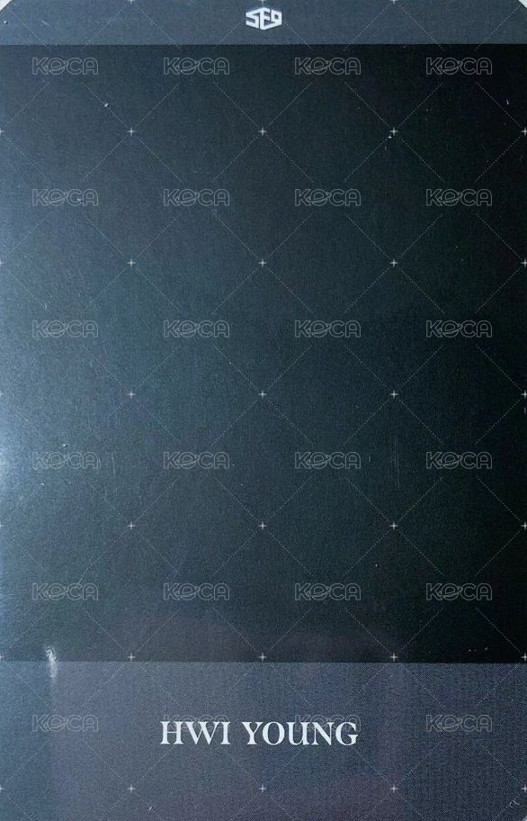 2021 SEASON'S GREETINGS  BLOOMING TIME 年曆卡 拍立得 背面