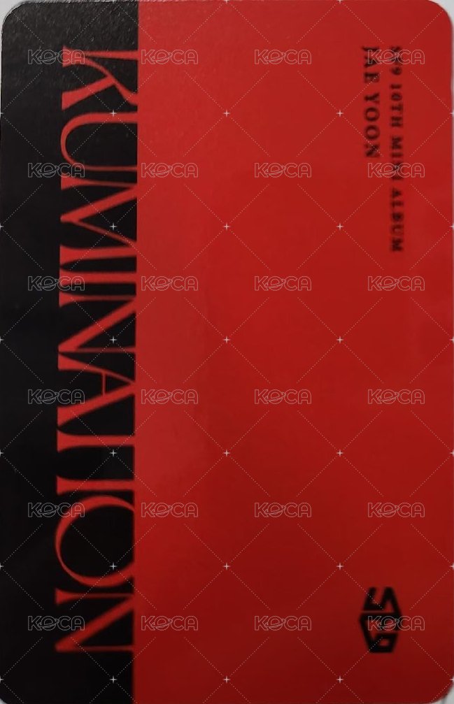 10TH MINI [RUMINATION] 專輯卡 Blood Ver. 背面