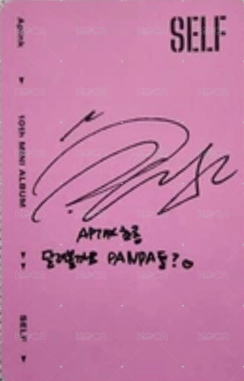 迷十 Real ver. 專輯卡  背面