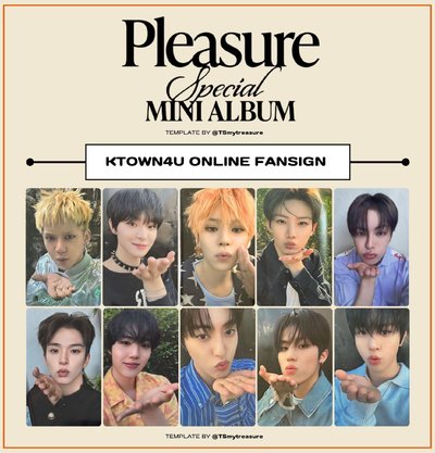 TREASURE pleasure 未拆單封 / K4 京東 簽售特典卡