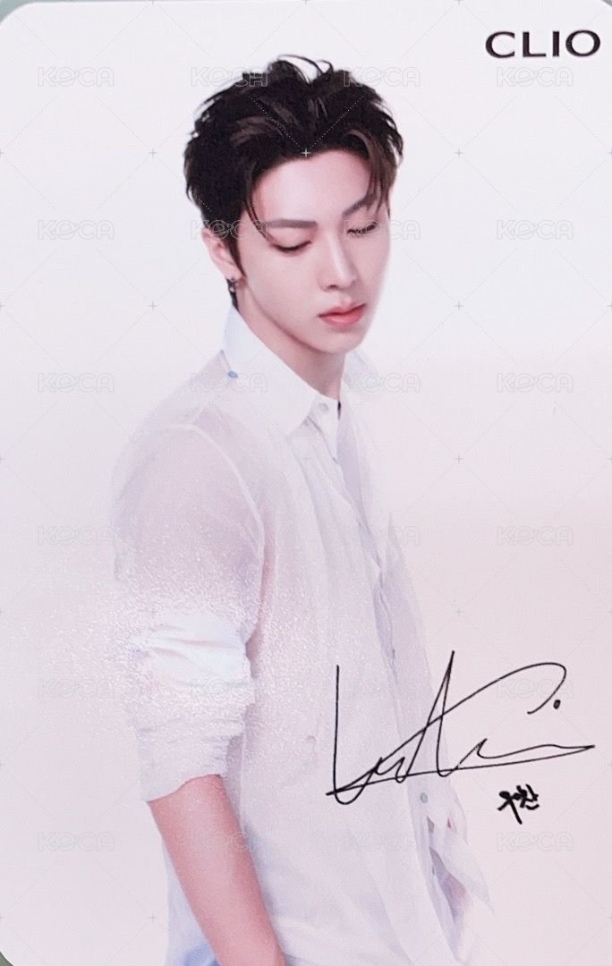 CLIO代言 代言卡  背面