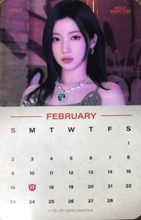 25世巡 首爾場限定 任務卡 日曆卡