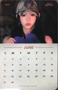 25世巡 首爾場限定 任務卡 日曆卡