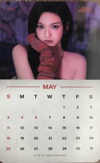 25世巡 首爾場限定 任務卡 日曆卡