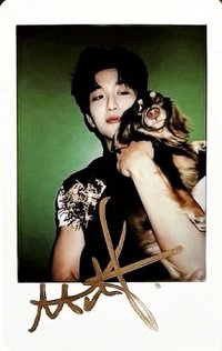 掰掰黑巧 B套餐 代言卡 片場限定拍立得復刻卡