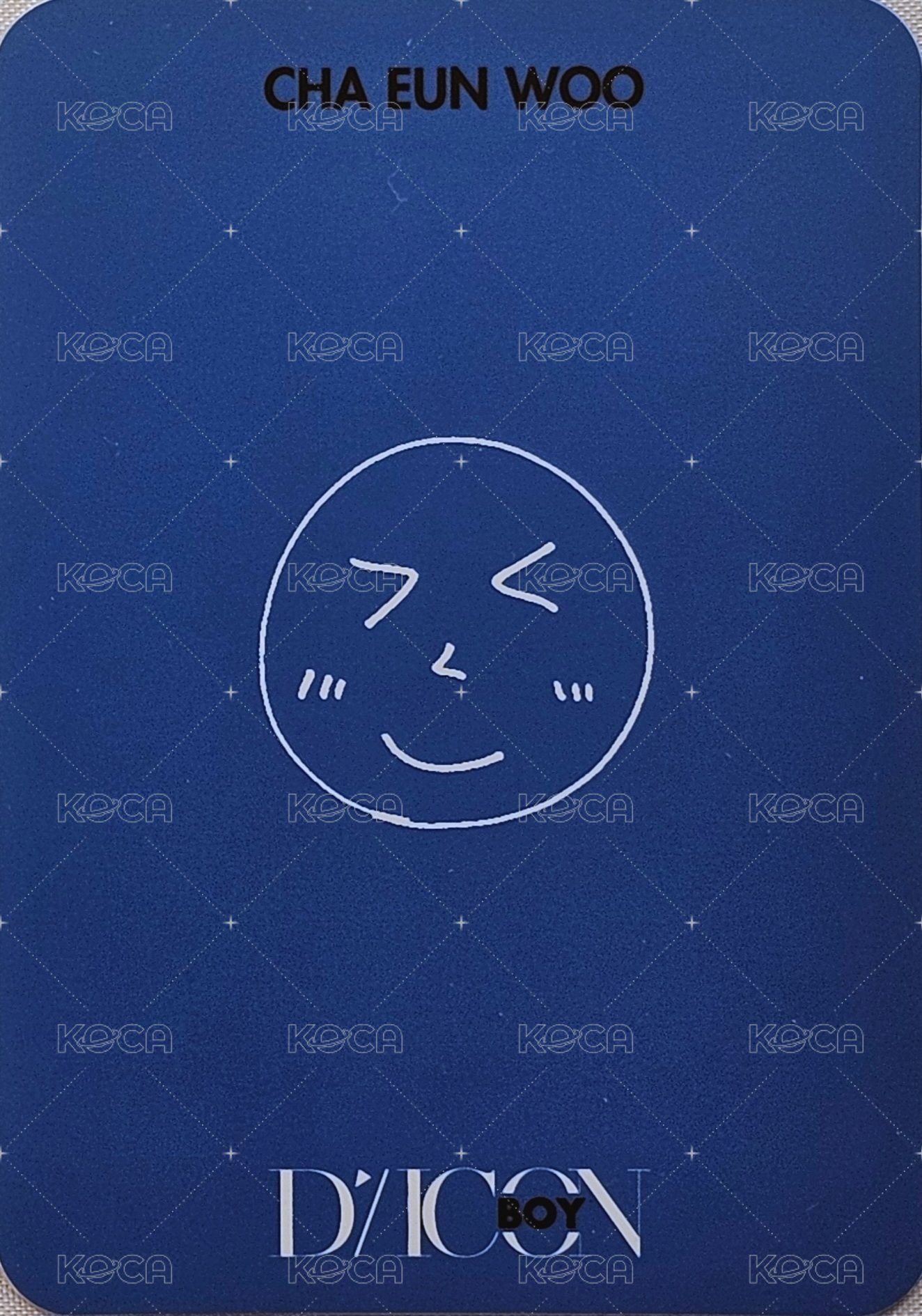 雜誌卡 Dicon 背面