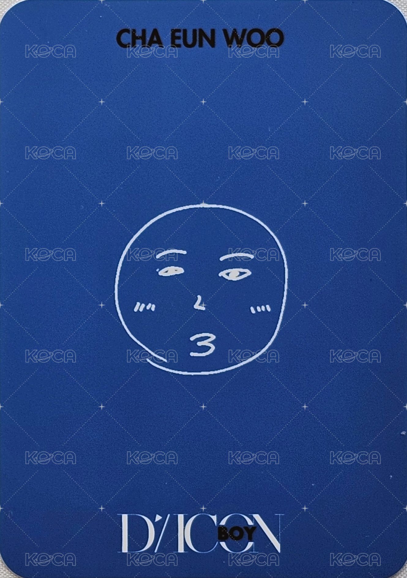雜誌卡 Dicon 背面
