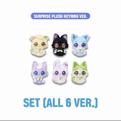 現貨：NCT WISH X WISHCAT-毛絨坐貓款吊飾（單支隨機/成套）