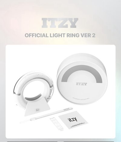 《代購》ITZY 二代手燈 官方手燈環 （含wm特典一套）