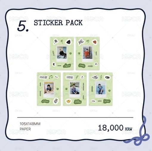 CORTIS 首爾快閃店 貼紙組
