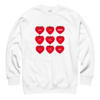 Tomato Hearts Sweater (White)