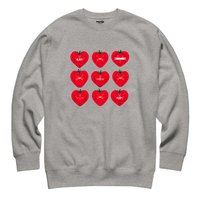 Tomato Hearts Sweater (Carbon Grey)