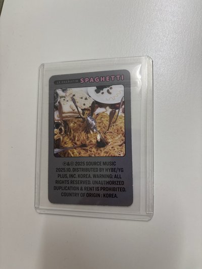 Spaghetti 單封采