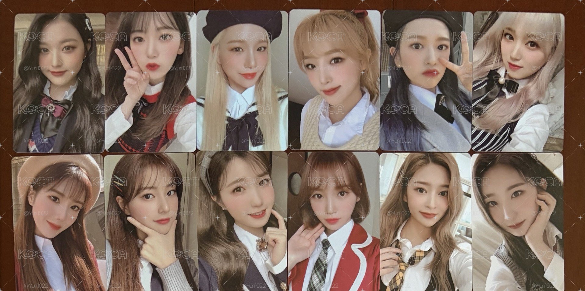 IZ*ONE SECRET DIARY 年曆卡 
