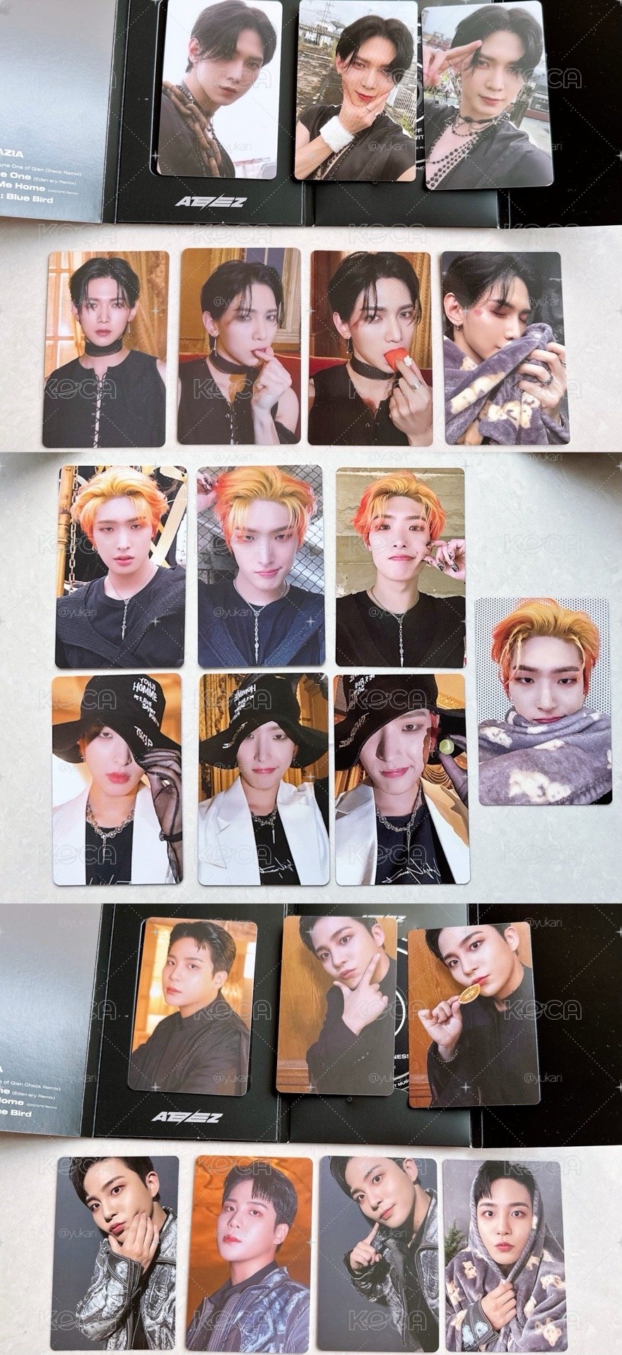 ATEEZ SPIN OFF FROM THE WITNESS 全專 POCA ALBUM 小卡 