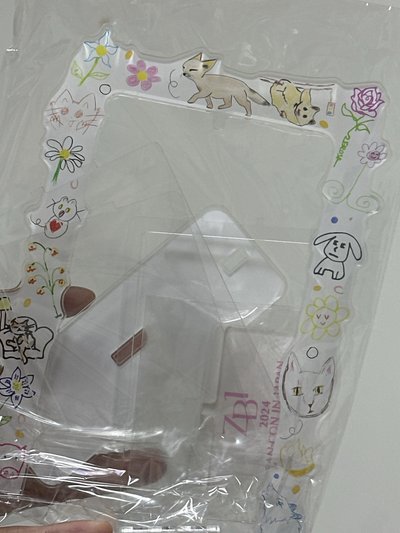 日本fc 成員手繪小卡旋轉立牌