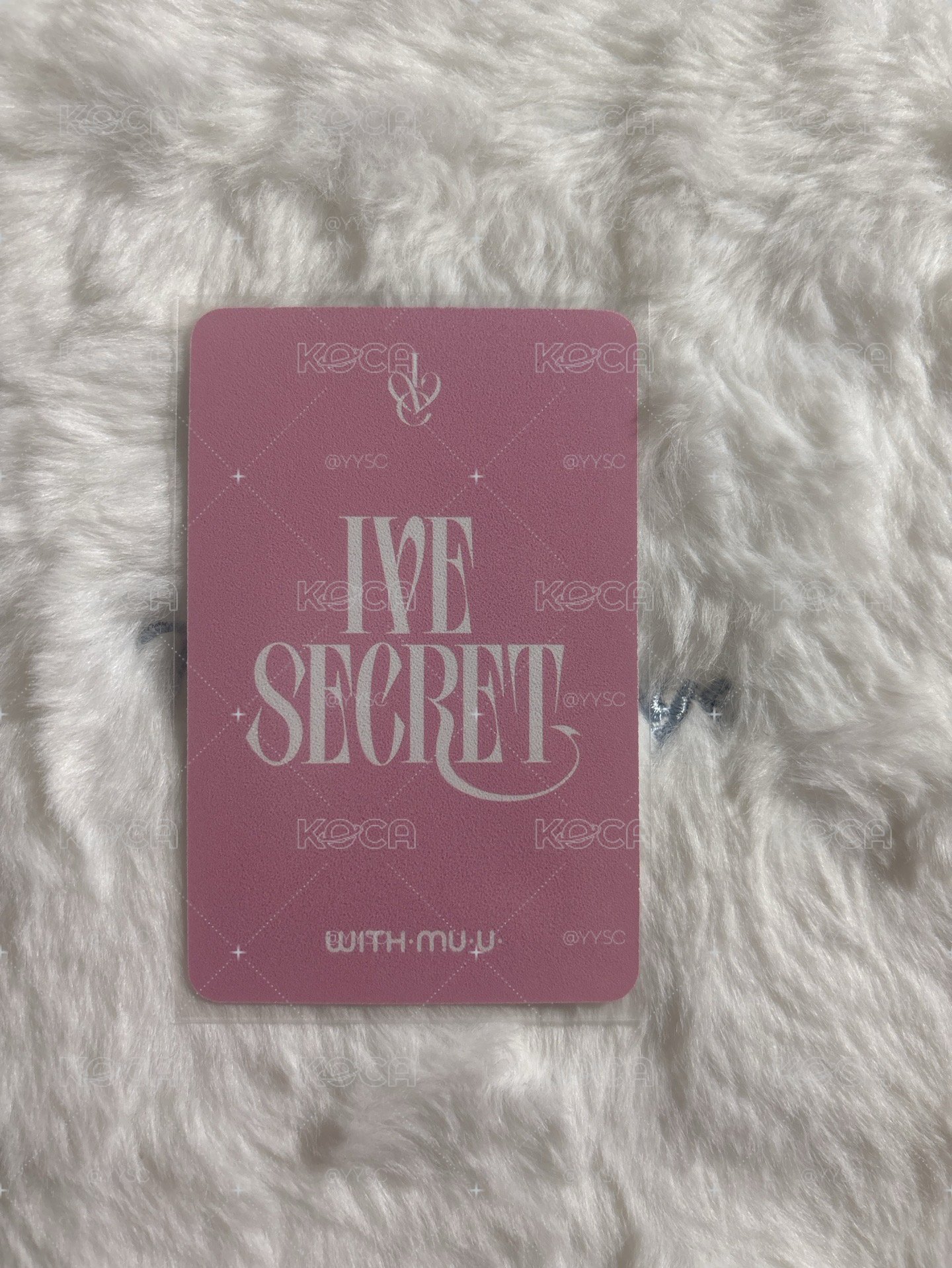 秋天 IVE SECRET wm 7.0 簽售卡 