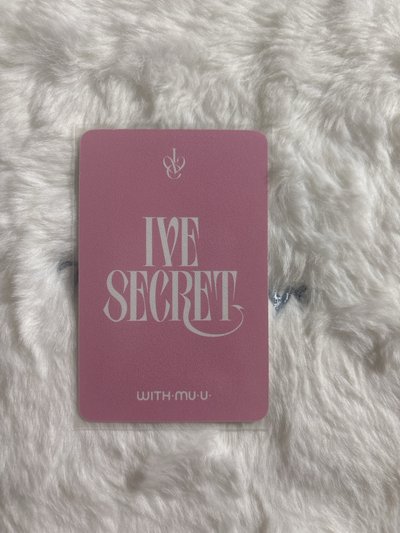 秋天 IVE SECRET wm 7.0 簽售卡 