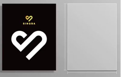 Singba平口透明3.5吋卡膜 