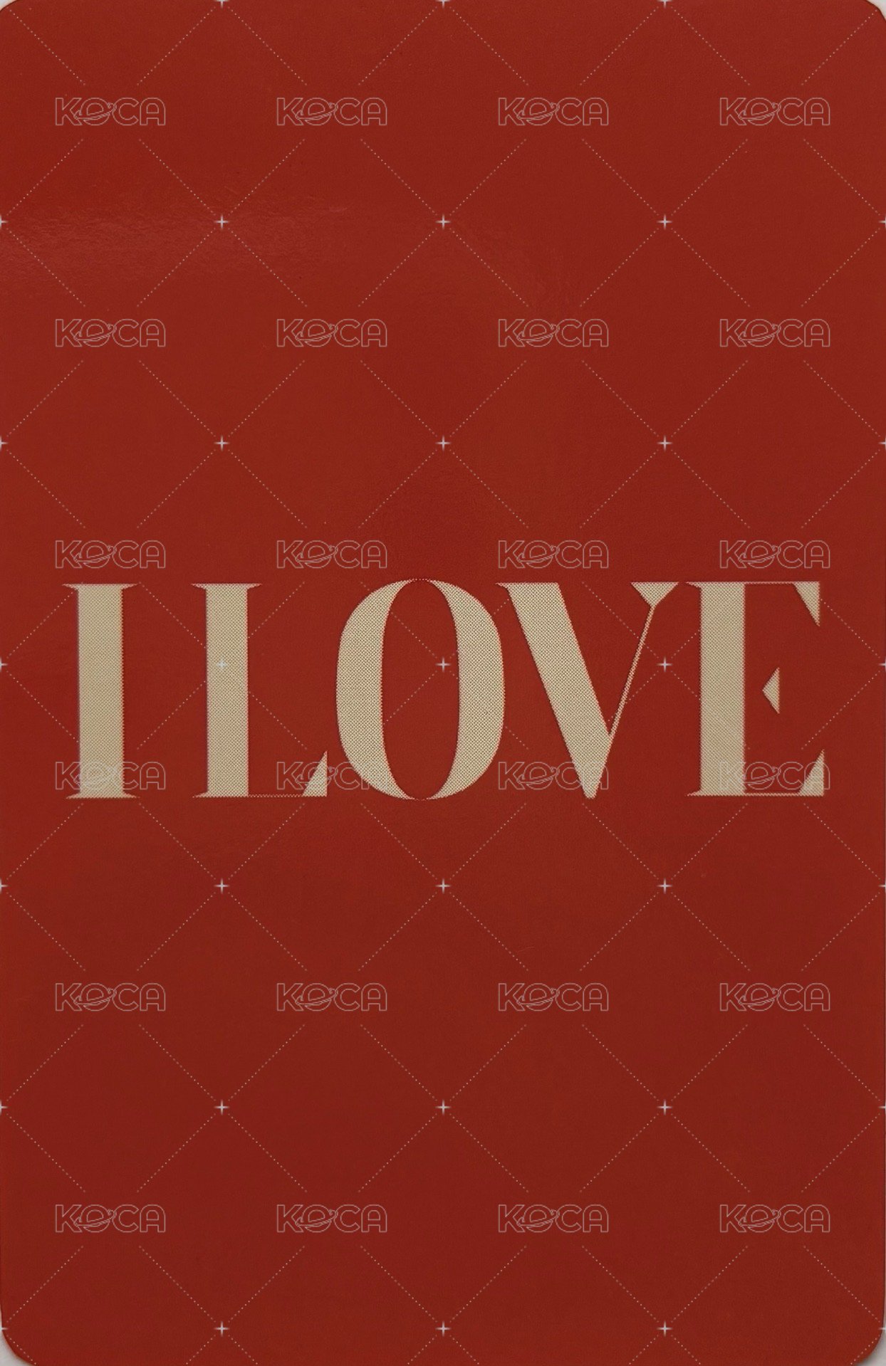 I LOVE wm 特典卡 1.0-麵 背面