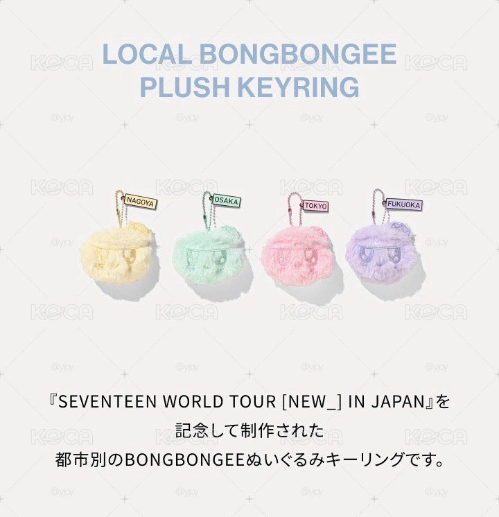 [ 專人專下 ] SVT Seventeen 演唱會 NEW_ 日巡 城市限定 蹦蹦 鑰匙圈