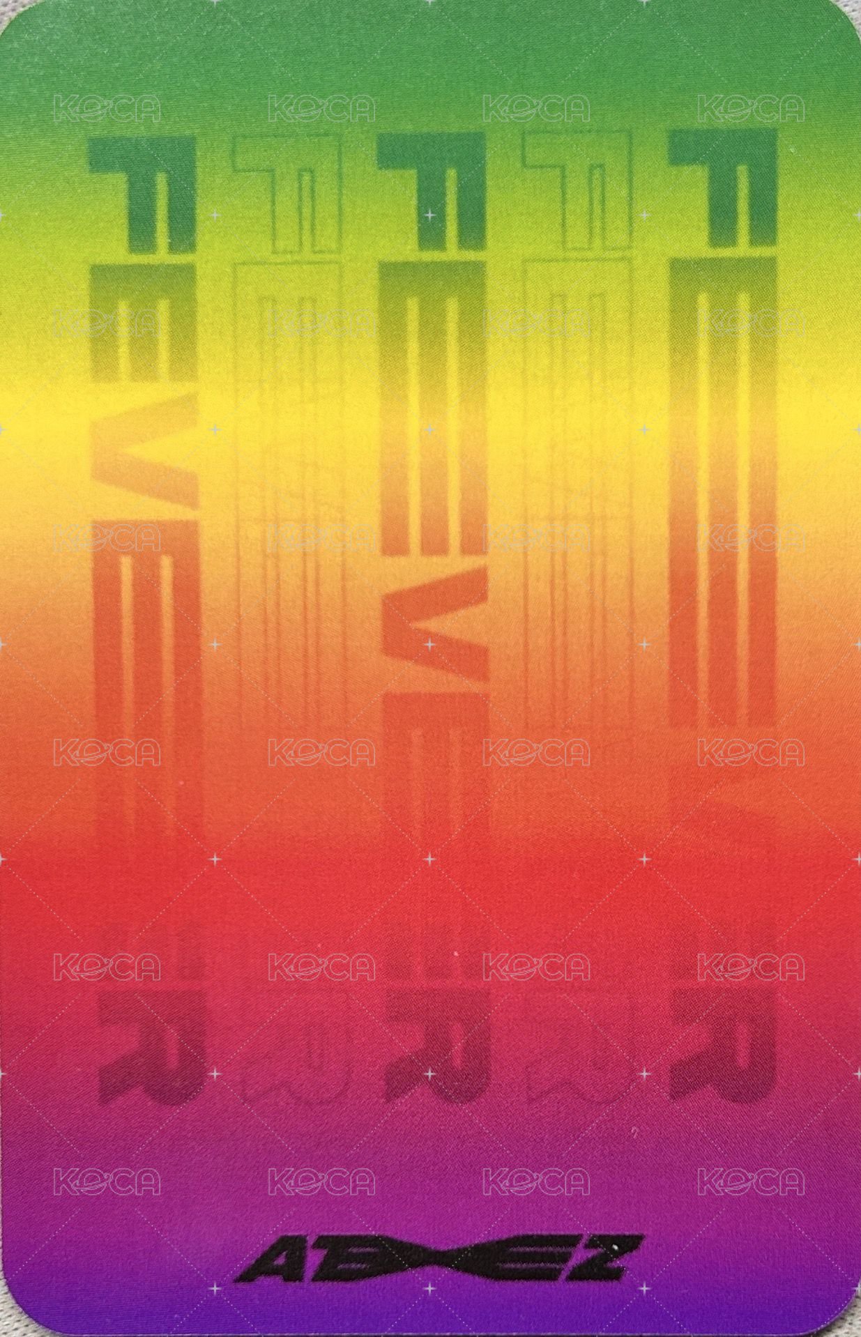 Fever pt.1 Tokopedia 特典卡  背面