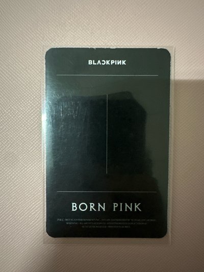 🔵BORN PINK 專輯卡 Black ver.A