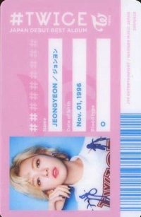 JP精選一 初回限定盤 專輯卡 