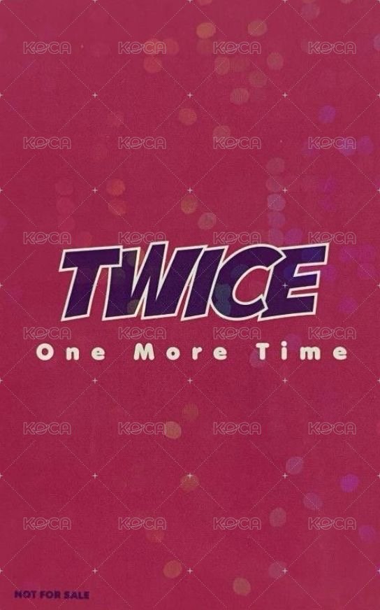 One More Time 專輯卡  背面